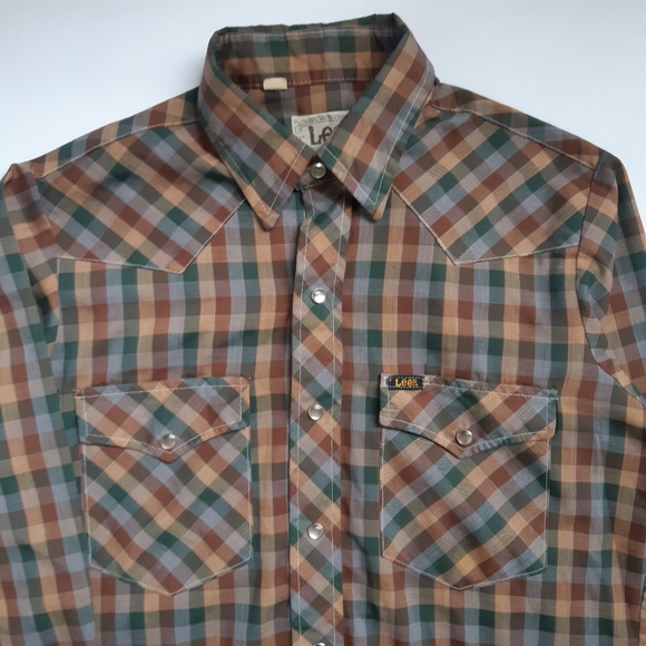 Vintage Lee pearl snap western shirt - Picture 2 of 6
